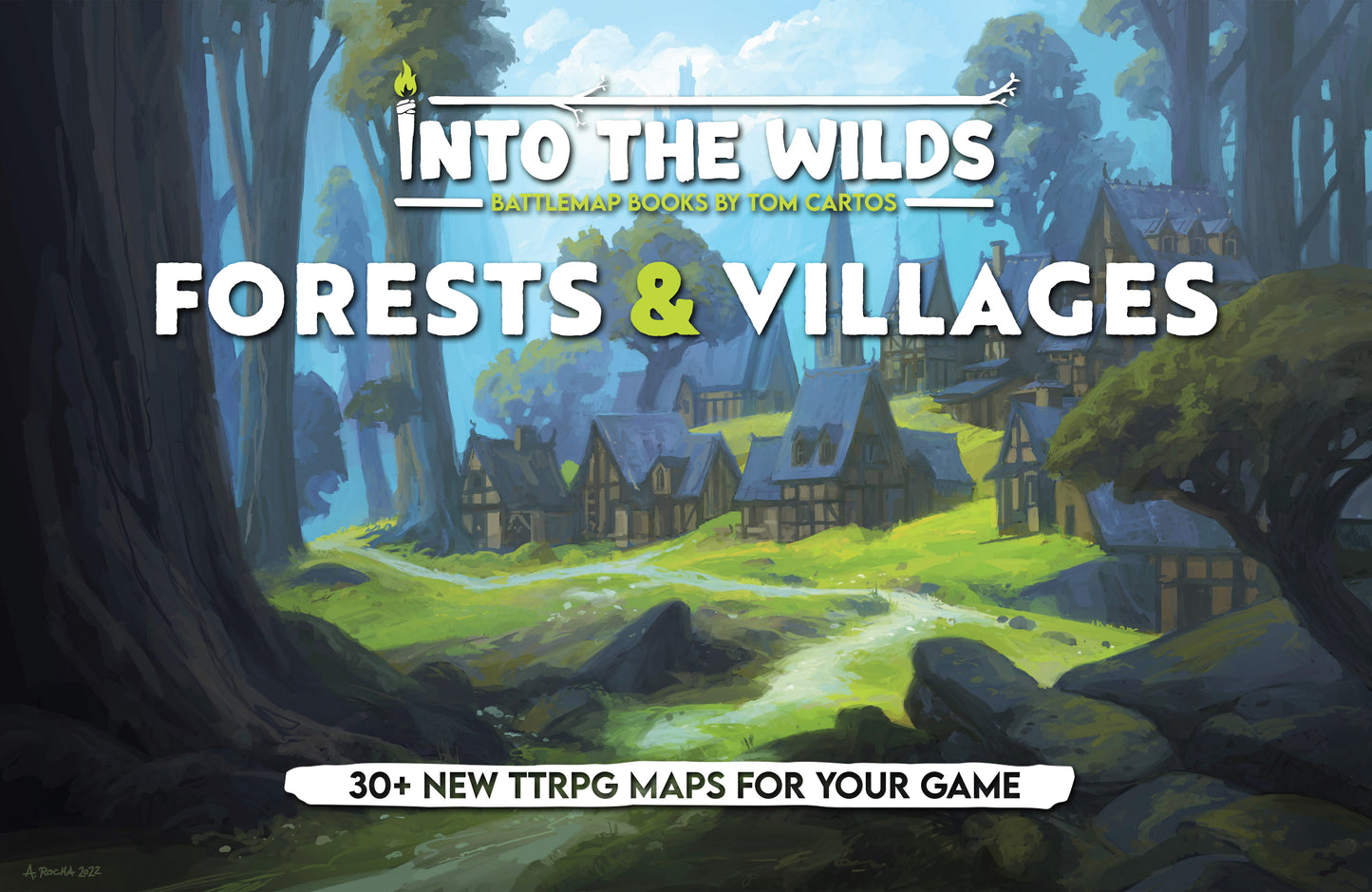 Forests & Villages Battlemap Book